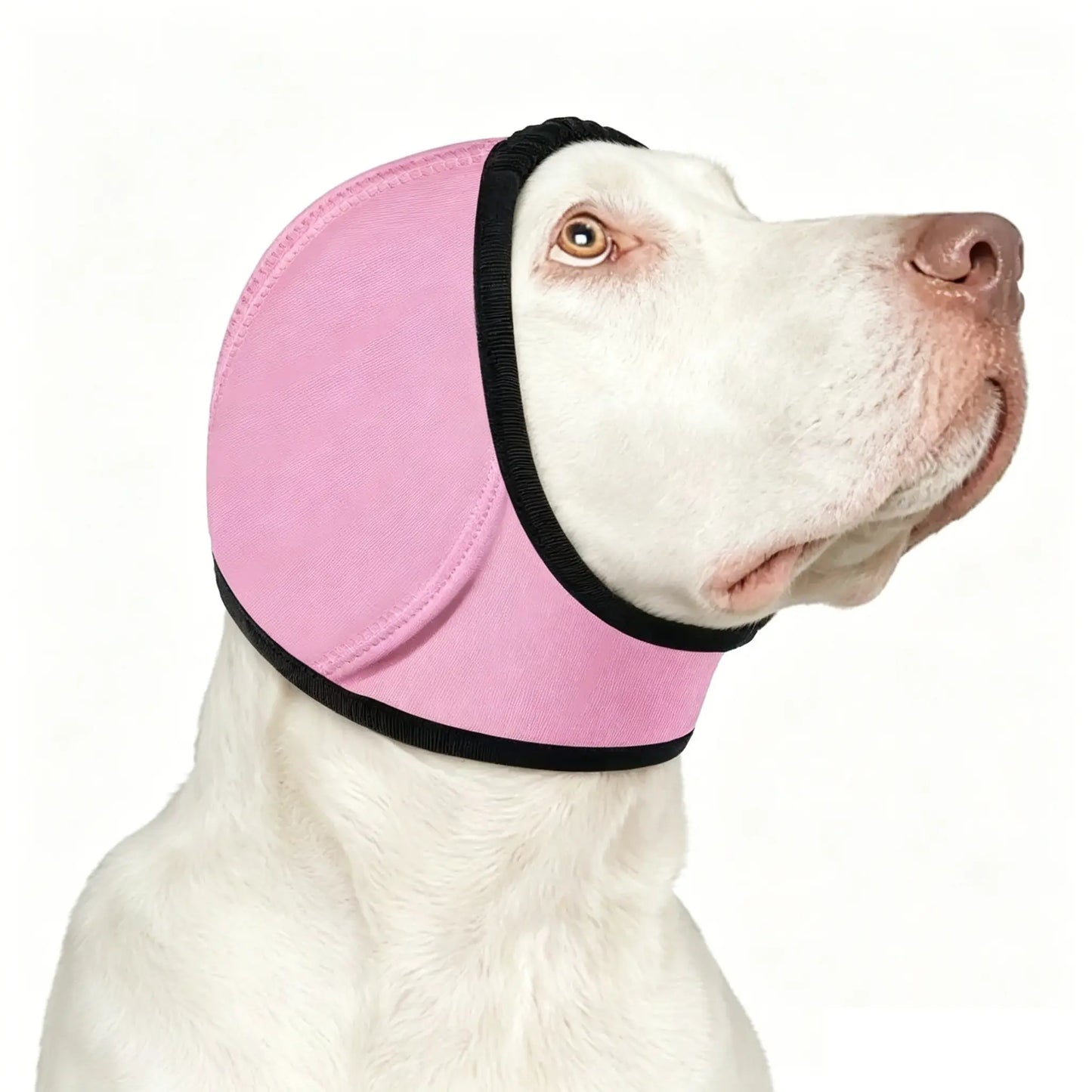 Dog Ears Cover, Dog Ear Muffs Noise Protection, Adjustable No Shake Ear Wrap Comfortable Quiet Dogs Calming Hood Blow,Doggy Head Warp Ear Protection for Hematoma Fireworks Bath Swim Blow
