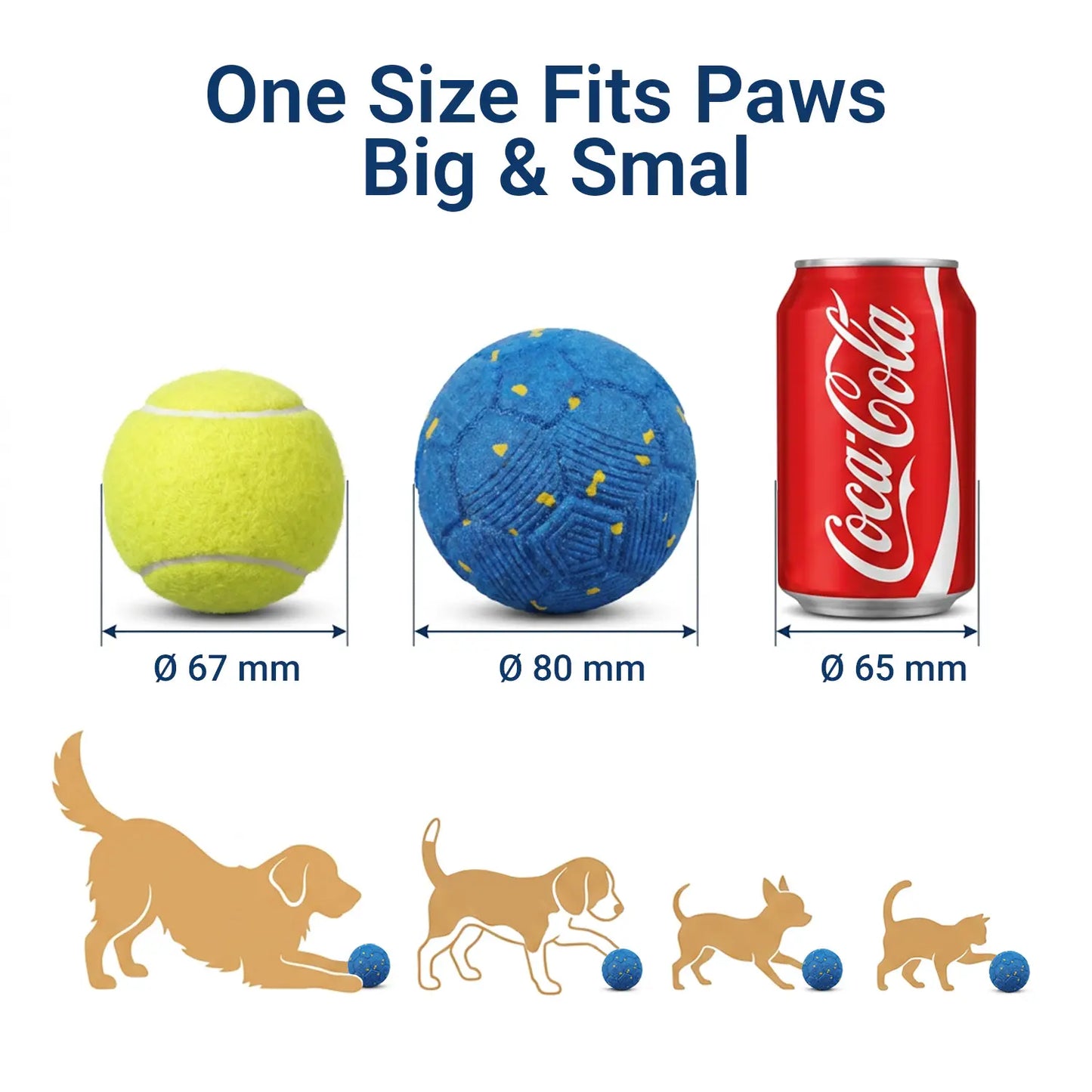 Sovelivee Interactive Dog Chew Toy Ball - 2026 Soccer Fest Edition Self-Moving Interactive Moving Ball, USB Rechargeable, Durable, Squeaky, for Dogs (Guards Fun When You'Re Away), Chew Toy Balls, Self-Moving Balls