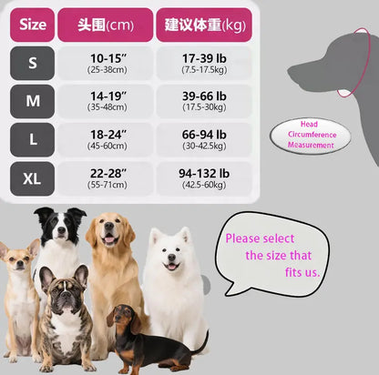 Dog Ears Cover, Dog Ear Muffs Noise Protection, Adjustable No Shake Ear Wrap Comfortable Quiet Dogs Calming Hood Blow,Doggy Head Warp Ear Protection for Hematoma Fireworks Bath Swim Blow